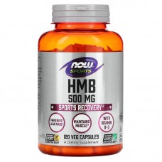 NOW Foods, Sports, HMB, 500 mg, 120 Veg Capsules NOW Foods, Sports, HMB, 500 mg, 120 Veg Capsules